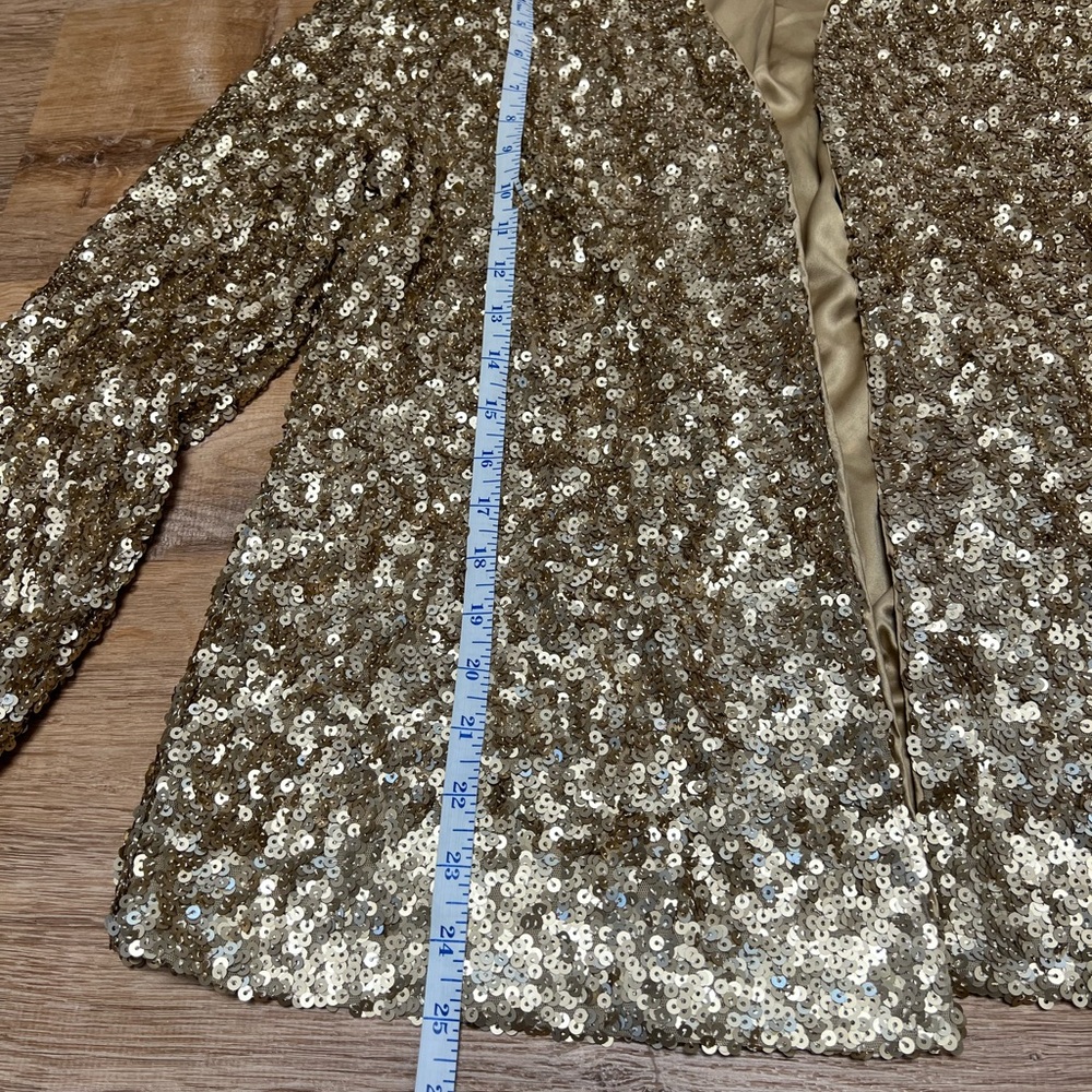 Gold Sequin Jacket - image 5